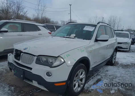 2010 BMW X3 xDrive30I z USA, uszkodzony, nr VIN WBXPC9C41AWJ38124